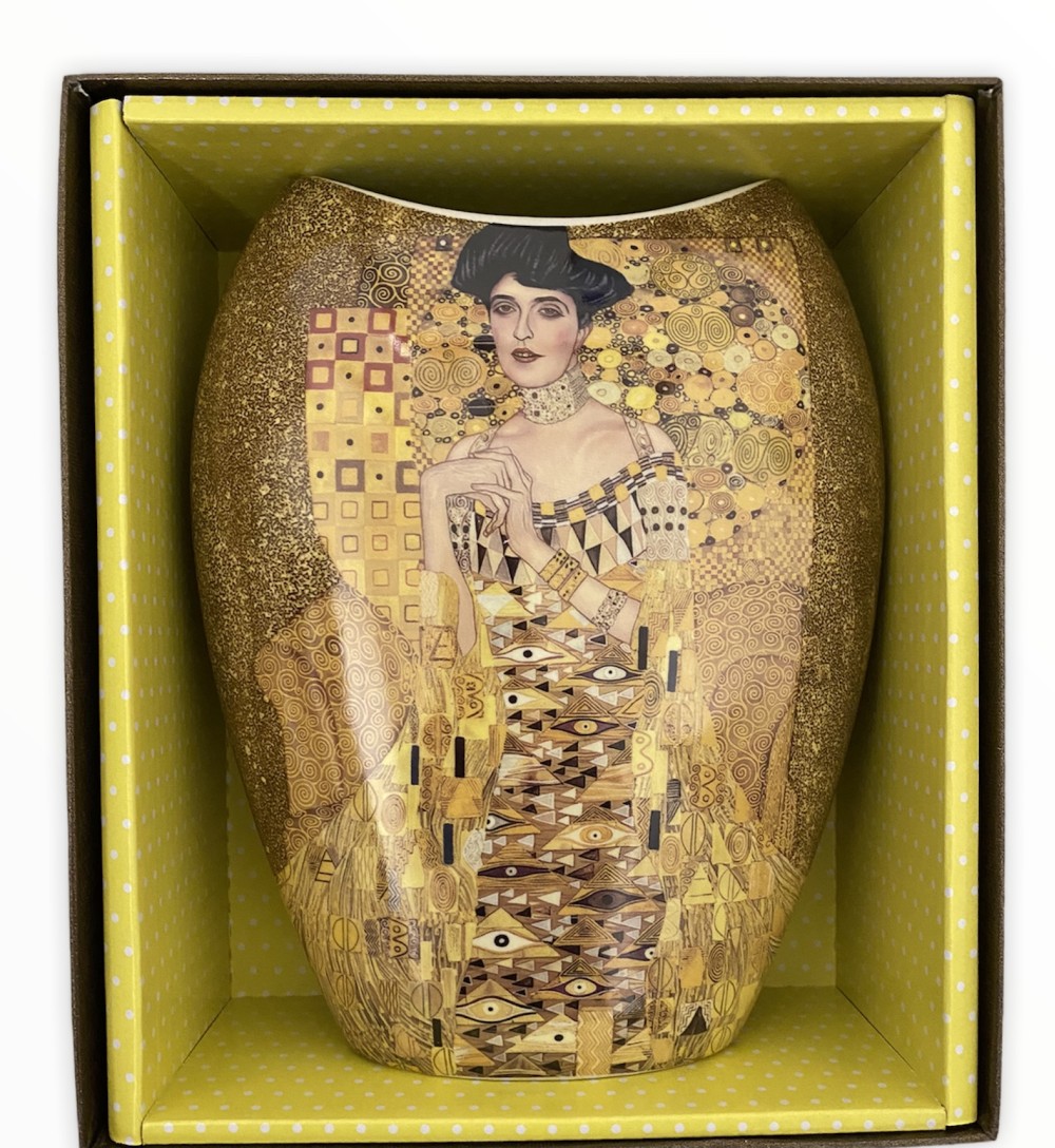 Váza 20cm Klimt DÁMA v ozdobnej krabici