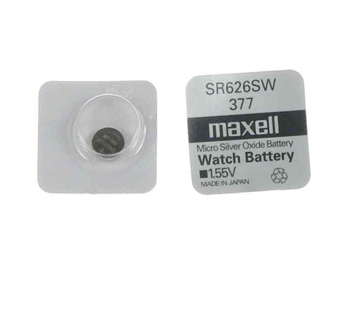 Batéria Avacom knoflíková Maxell 377 (SR66, SR626SW, LR626, AG4) Silver Oxide - nenabíjecí