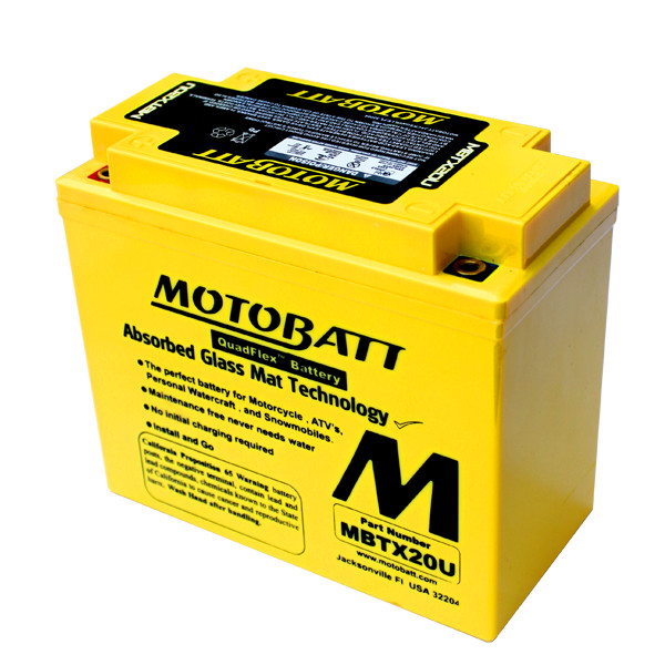 Batéria Motobatt MBTX20U 21 Ah, 12 V, 4 vývody)