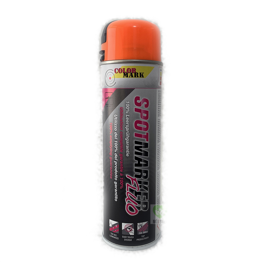 COLOR MARK SPOTMARKER fluorescenčný sprej na značenie - značkovací sprej - fluo oranžový - 500 ml