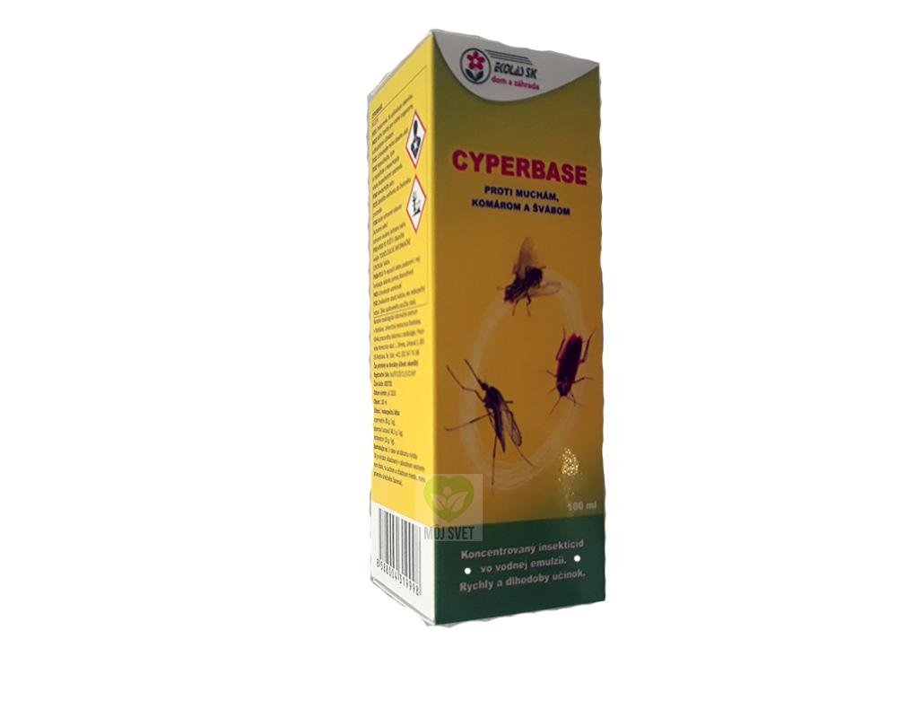 Cyperbase koncentrovaný insekticíd 100 ml proti komárom, muchám a švábom
