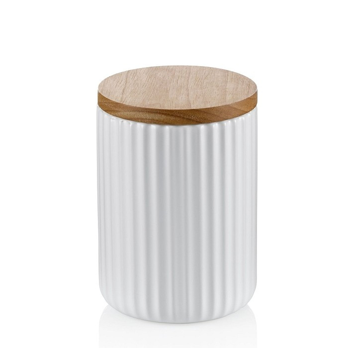 Dóza KELA na potraviny Maila keramika / dřevo 0,75 l KL-12480