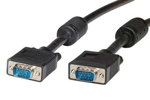 Kábel propojovací VGA HQ MD15HD-MD15HD, 1,8m, stíněný, s ferity
