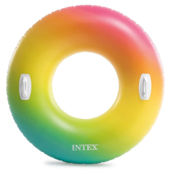 INTEX 58202 Nafukovacie koleso s dradlami 122 cm  Extra vek plvacie koleso pre maximlny komfort