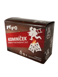 Komin��ek chemick� odstra�ova� sadz� a dechtu do kom�na � balenie 5 ks