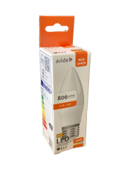 LED �iarovka AVIDE Candle E27 6,5W 806 lm 4000K -neutr�lna biela