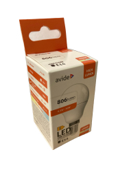 LED iarovka AVIDE Mini Globe G45 6.5W E14 4000K 806 lumen