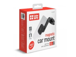 Magnetick driak do auta ColorWay Dashboard-2 - 360  rotcia | Siv