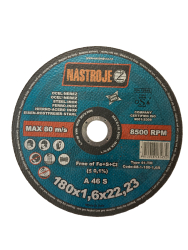 NASTROJE CZ kot rezn na oce a nerez 180 x 1,6 x 22,23