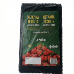 Netkan� text�lia �ierna 3,2 � 10 m, 50 g/m²