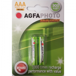 AGFA PHOTO 2ks 900mAh 1,2V  AAA