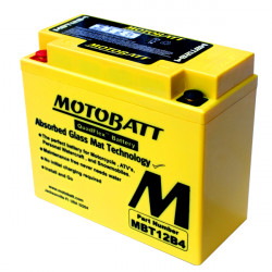 Batria Motobatt MBT12B4 11Ah, 12V, 2 vvody