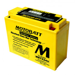 Batria Motobatt MBTX24U 25 Ah, 12 V, 4 vvody