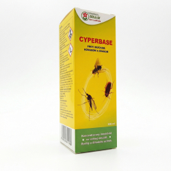 Cyperbase - koncentrovan� insektic�d 100 ml proti kom�rom, much�m a �v�bom