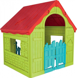 Domcek Keter WONDERFOLD, erven/zelen/modr, detsk