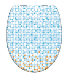 Schtte MOSAIK BLAU-ORANGE | Duroplast, Soft Close