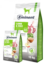 EMINENT LAMB RICE 26/14  3 kg a 15 kg