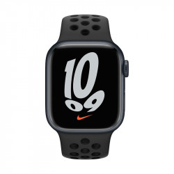 Hodinky Apple Watch Nike series 7 GPS + Cellular, 41mm Midnight Aluminium Case with Anthracite/Black Nike Sport Band - R