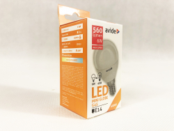 Avide LED Mini Globe G45 6W E14 NW 560 lm