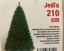 Stromek MagicHome Mantua, 210 cm, jeda, MIX borovica - smrek