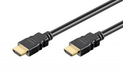 Kábel prepojovací HDMI 1.4 HDMI (M) - HDMI (M), 1,5m, zlacené konektory
