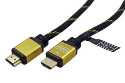 Kbel propojovac HDMI 1.4 s Ethernetem , HDMI M - HDMI M, zlacen konektory, 10m