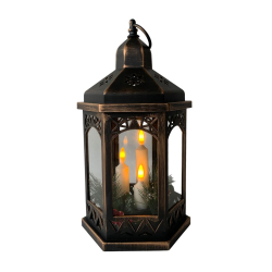 Lamp vianon ierny LED s asovaom