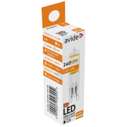 LED iarovka AVIDE G9 2.2W COB 270st.4000K 240 lumen