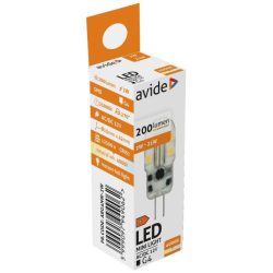 LED iarovka Avide G4 2W  4000K 200 lumen