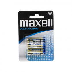 Batria Maxell AA 4ks 1,5V alkaline