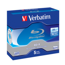Médium Verbatim BD-R SL 25GB 6x box 5pck/BAL