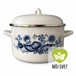Metalac hrniec smaltovan� + pokrievka 20 cm / 4 l Cibul�k