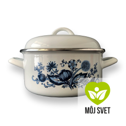 Metalac kastrl smaltovan + pokrievka 24 cm /4,75 l