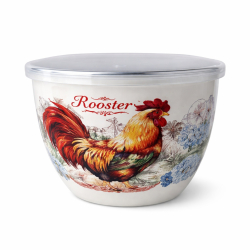 Metalac smaltovan� miska s vie�kom 18 cm - 2,45 L KOH�T