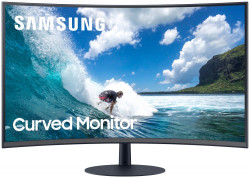 Monitor Samsung C27T550 27" VA FHD, prehnutý, 4ms, HDMI, DP, VGA, repro