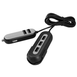 Nabíjačka Avacom CarHUB do auta, 5x USB výstup, černá