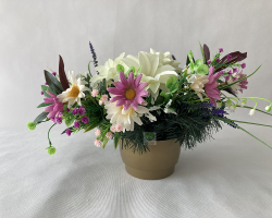 Nhrobn ikebana lne kvety