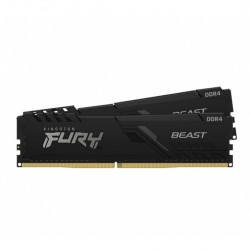Pamäť Kingston FURY Beast /DDR4/16GB/2666MHz/CL16/2x8GB/Black