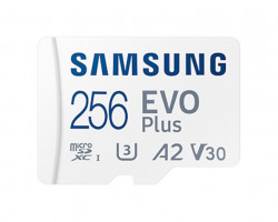 Pamov karta Samsung micro SDXC EVO Plus 256GB + SD adaptr