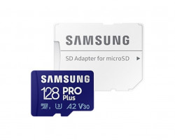 Pamov karta Samsung micro SDXC PRO Plus 128GB + SD adaptr