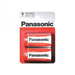 Panasonic R20 2ks 1.5V Zinc Carbon