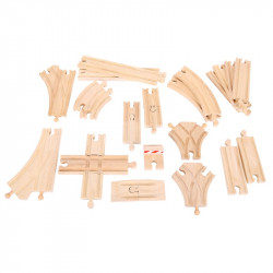 Prsluenstvo Bigjigs Rail Dreven koajnice set 25 dielov