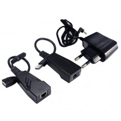 Prsluenstvo PremiumCord USB 2.0 extender - Cat5/Cat5e/Cat6 do 50 m 