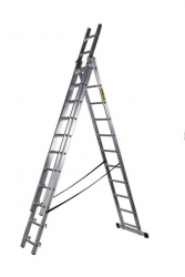 Rebrík Strend Pro DP 3x11, Alu, EN 131 max. 6.36 m