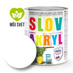 Slovakryl  0,75 kg rzne odtiene