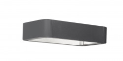 Svietidlo Nova Luce NED WALL GREY nstenn, IP 54, 2x6 W 