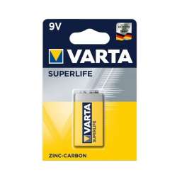 Bat�ria Varta 9V 6F22 superlife zinc