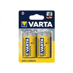 Batria Varta R20 2ks  superlife zinc