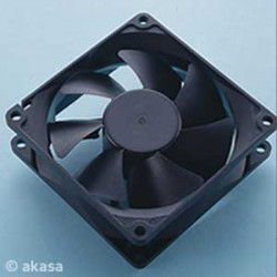 Ventiltor Akasa AK-181BK-S 8cm, ern