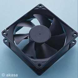 Ventiltor Akasa DFS802512M 8cm, ern, tich